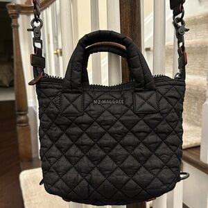 MZ Wallace Black Micro Sutton Bag